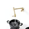 HAIYUNDA Pot Filler Faucet Brass Wall Mount Kitchen-1