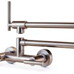 WOWOW Pot Filler Faucet Brass Wall Mount Kitchen Sink-0