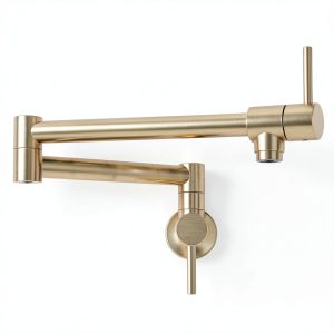 HAIYUNDA Pot Filler Faucet Brass Wall Mount Kitchen-0