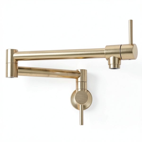 HAIYUNDA Pot Filler Faucet Brass Wall Mount Kitchen-0
