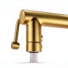 Kraus Kitchen Faucet Brushed Gold Matte Black Pot Filler-6