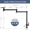 WOWOW Pot Filler Kitchen Faucet Brass Deck Mount 360 Swivel-4