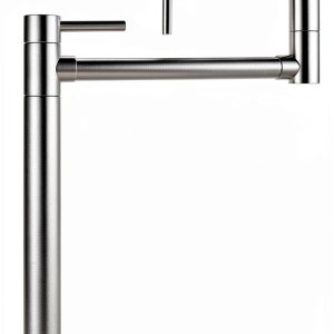 WOWOW Pot Filler Kitchen Faucet Solid Brass 360 Swivel-0