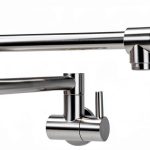 VALISY Kitchen Pot Filler Faucet Lead Free Brass Wall Mount-0