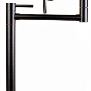 WOWOW Pot Filler Kitchen Faucet Brass 360 Swivel Modern-0