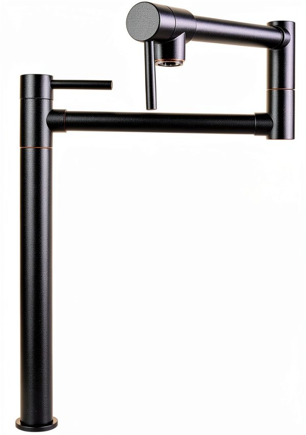 WOWOW Pot Filler Kitchen Faucet Brass 360 Swivel Modern-0