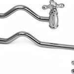 Kingston Brass Pot Filler Faucet Polished Chrome Wall Mount-0
