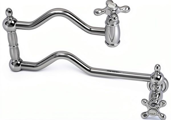 Kingston Brass Pot Filler Faucet Polished Chrome Wall Mount-0