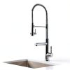 Kraus Kitchen Faucet Brushed Gold Matte Black Pot Filler-5