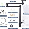 WOWOW Pot Filler Kitchen Faucet Brass Deck Mount 360 Swivel-5