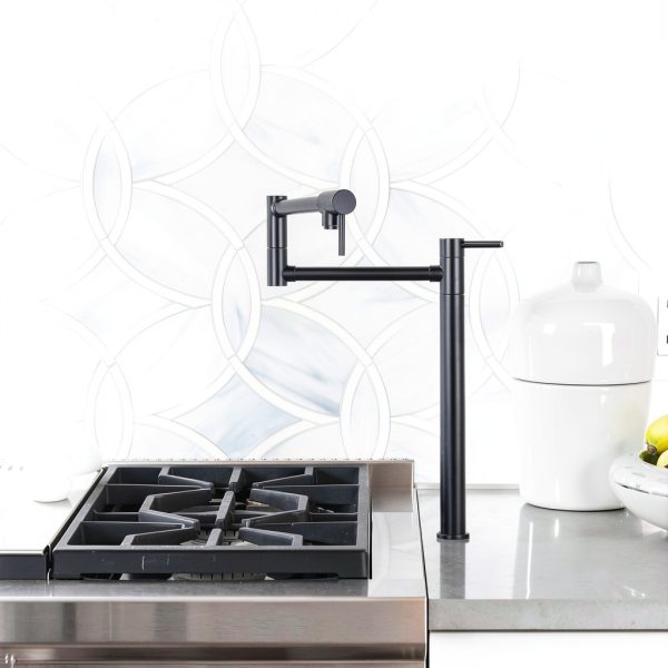 WOWOW Pot Filler Kitchen Faucet Brass 360 Swivel Modern-1