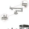 VALISY Kitchen Pot Filler Faucet Lead Free Brass Wall Mount-4