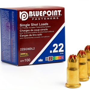 BLUEPOINT .22 Cal Brown Neck Down Single Shot Powder Load – 100 Count-0