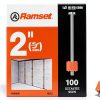 Ramset Powder Fastening Systems 1510SD 1-1/4-Inch Washered Pins, 100 Pack-3