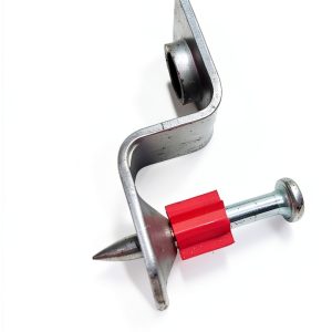 Ramset 3/8" Threaded Rod Hanger with PowerPoint Pin - 100 Pack Steel-0