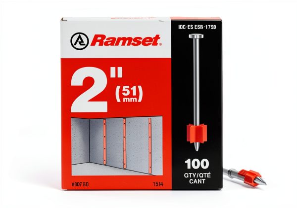 Ramset Powder Fastening Systems 1510SD 1-1/4-Inch Washered Pins, 100 Pack-4
