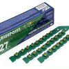 BLUEPOINT .27 Caliber Green Strip Powder Loads for Power Actuated Fastening System (1000 Count). Item# 27LS11L3. Ideal for Reliable Fastening Applications. 10-Pack Save $30-1