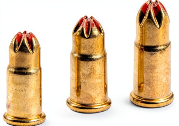 BLUEPOINT .22 Cal Brown Neck Down Single Shot Powder Load – 100 Count-1
