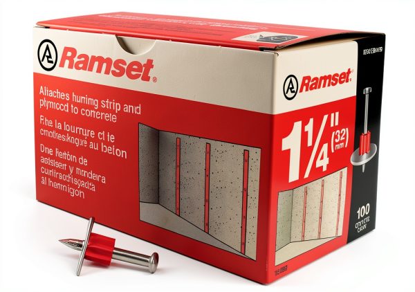 Ramset Powder Fastening Systems 1510SD 1-1/4-Inch Washered Pins, 100 Pack-2