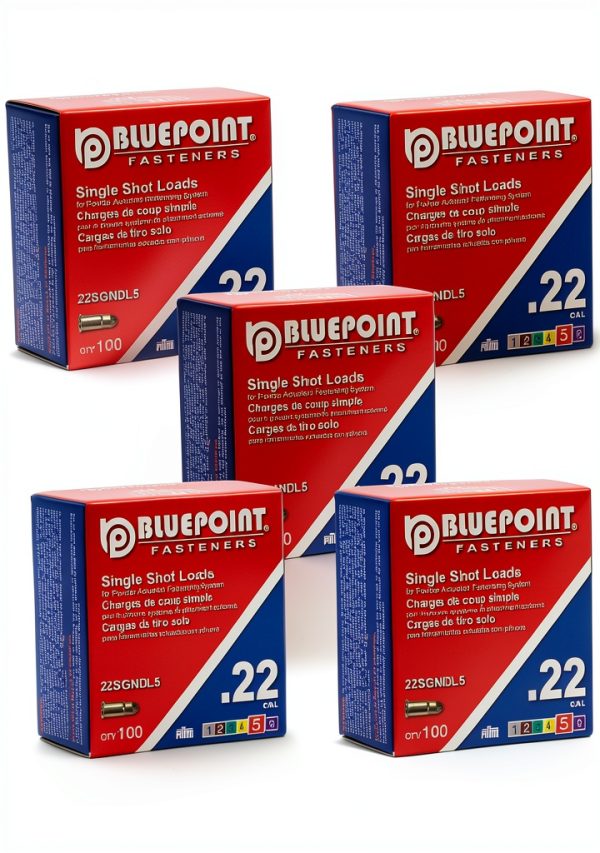 BLUEPOINT .22 Cal RED Neck Down Powder Load 500 Count-0