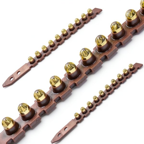 0.27 Caliber Brown Shot Loads – Blue Point 100‑Count Brass Fasteners-0