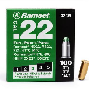 Itw 00601 .22 Caliber Green Ramset Powder Single Load 32CW 100 Count-0
