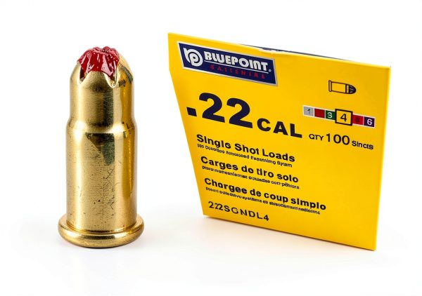 0.22 Caliber Red Powder Loads Blue Point Fastening 100-Count-3