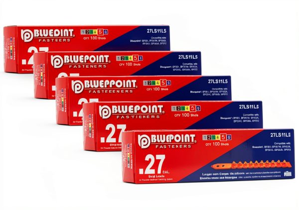 BLUEPOINT .27 Caliber RED Strip Powder Loads 500 Count Model 27LS11L5-0