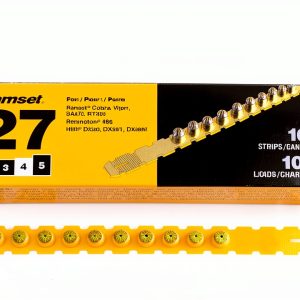 4RS27 27 Cal Yellow Strip Loads RAMSET Fasteners – 100 Pack-0