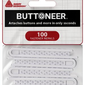 Buttoneer Button Fastening System Nylon Refills 100 Pieces-0