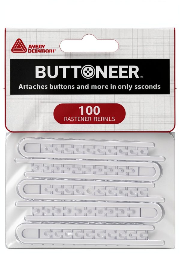 Buttoneer Button Fastening System Nylon Refills 100 Pieces-0