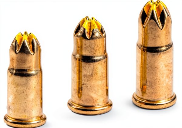 BLUEPOINT .22 Cal Yellow Neck Down Single Shot Powder Load 100 Count-1